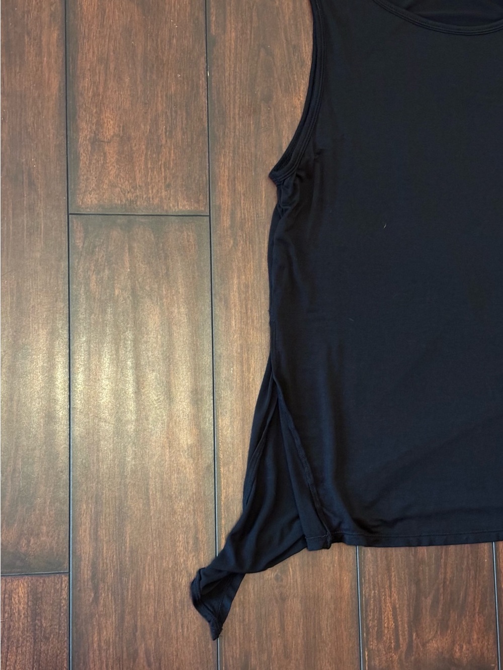 ZYIA Active Black Long Finesse Slit Tank - Women’s Large - Picture 13 of 13